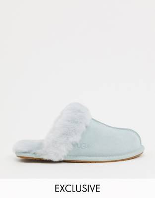 ugg grey scuffette ii slippers