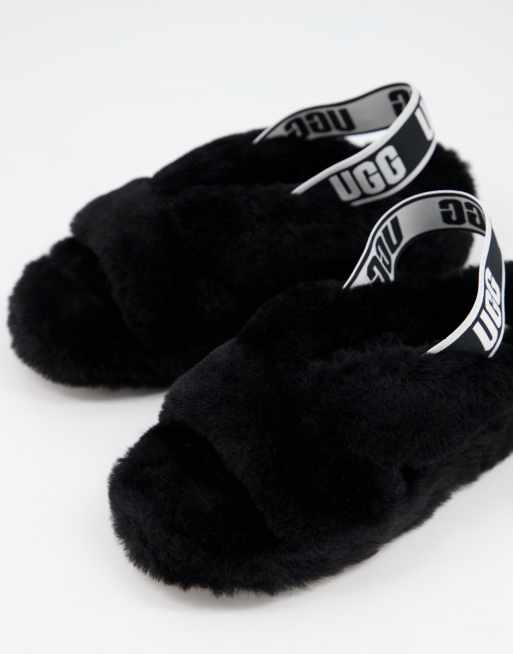 UGG - Fab Yeah - Instap-pantoffels in zwart, 2 van 4