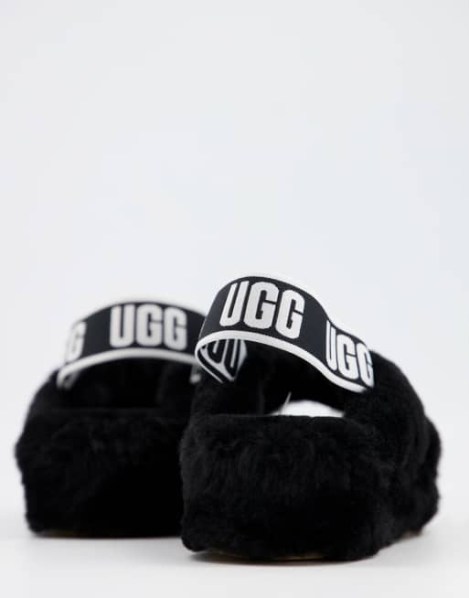 UGG - Fab Yeah - Instap-pantoffels in zwart, 3 van 4