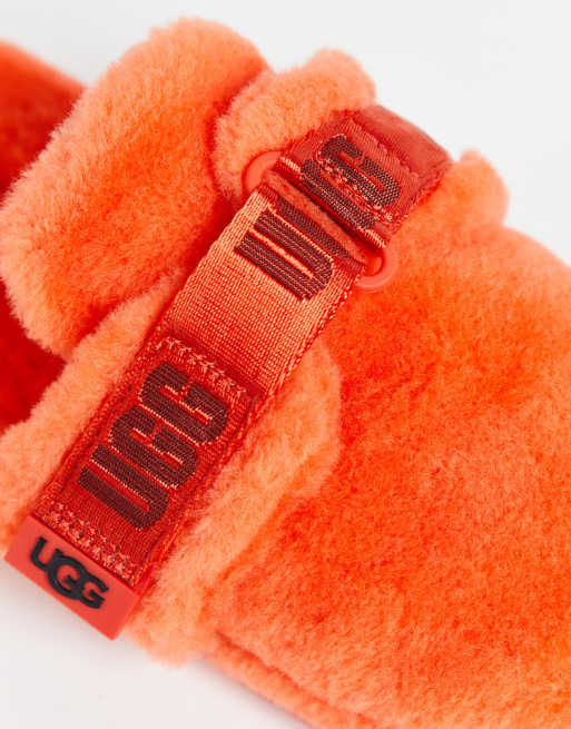 Orange uggs with on sale fur