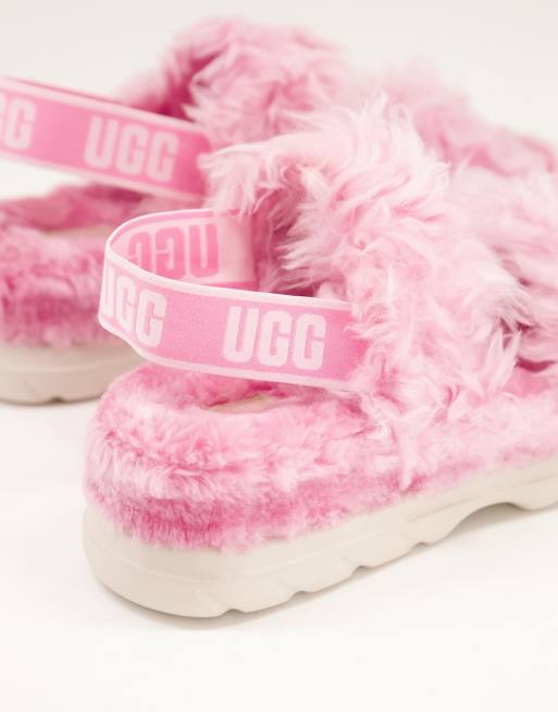 Uggs sandals shop pink