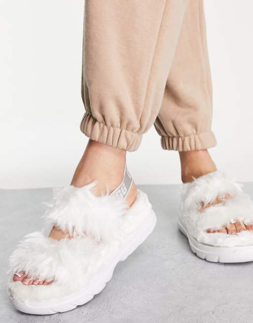 Fur on sale uggs sandals