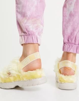 ugg fluff yellow