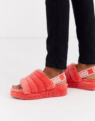 coral ugg slippers