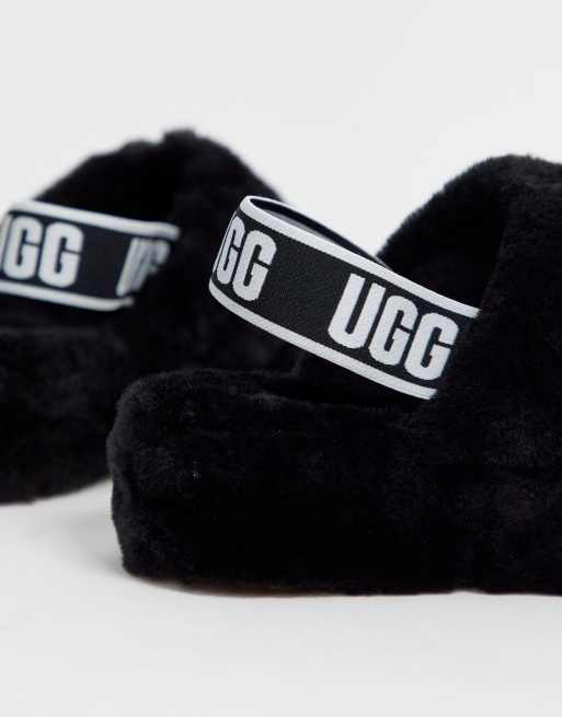 Ugg black best sale fluff yeah