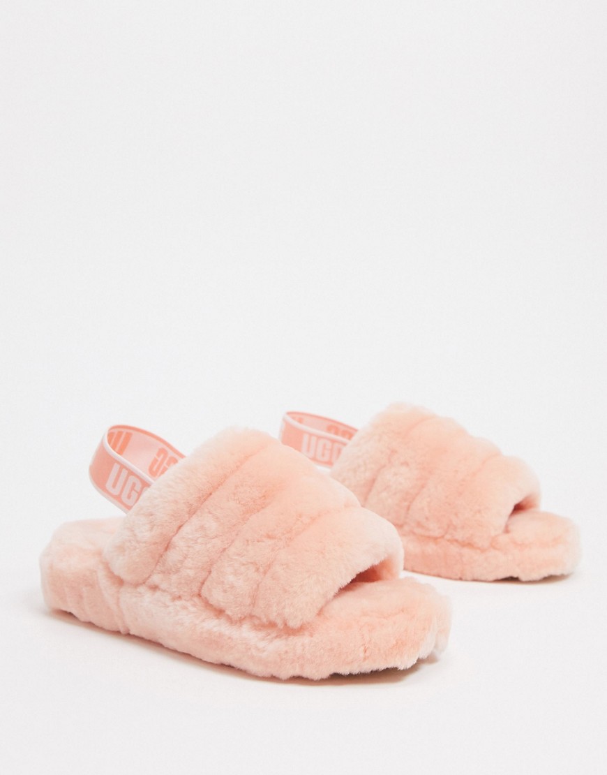UGG Fluff Yeah slide slippers in california pink