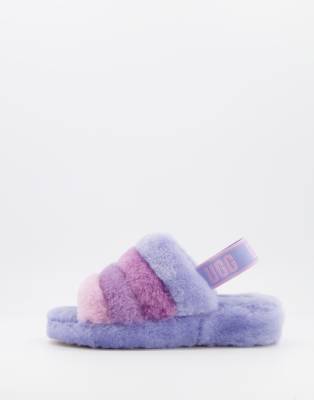 ugg fluff yeah slide cornflower multi