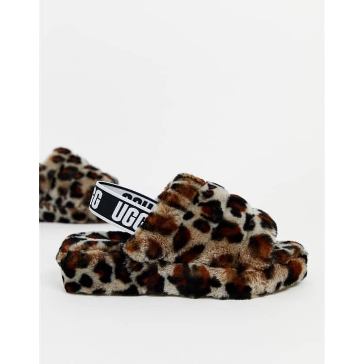 Fluff yeah best sale leopard slides