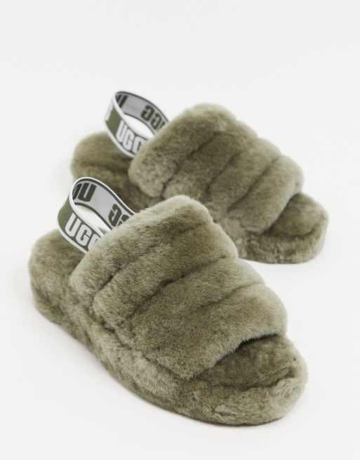 Fluff yeah genuine shearling hot sale slipper