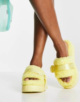 ugg sandals yellow