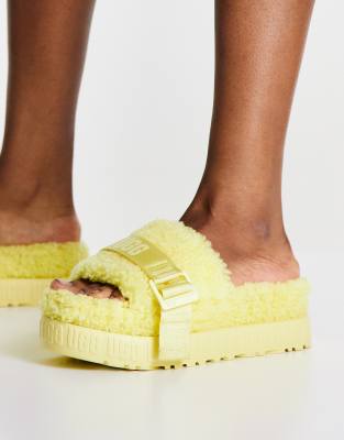 ugg sandals yellow