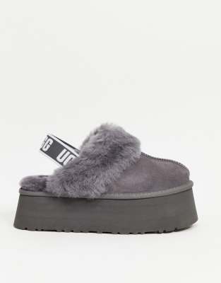 grey ugg slide slippers