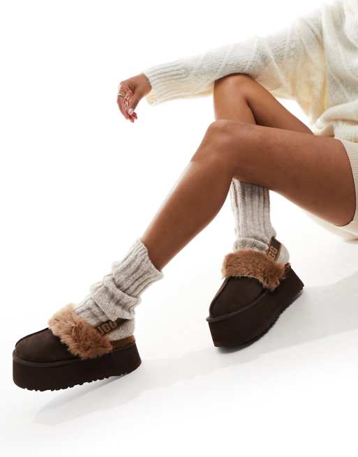 Black funkette ugg hot sale