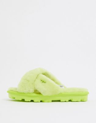 lime green ugg slippers 