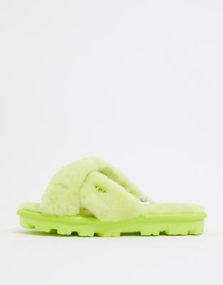 ugg slippers lime green