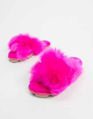 UGG Fuzzalicious flatform slippers in 