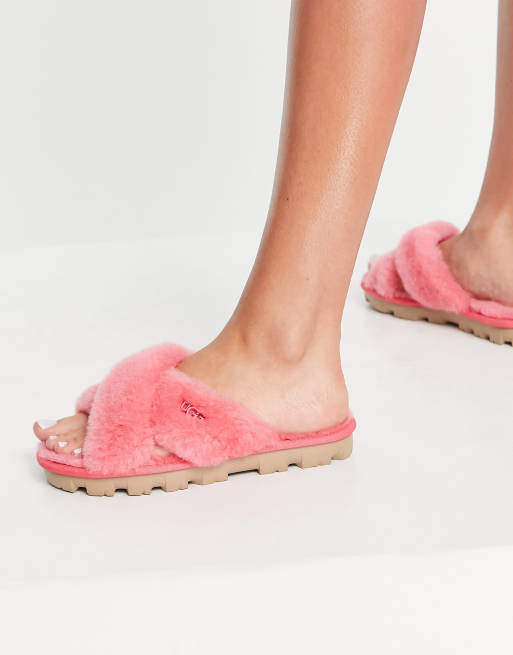 Ugg store crossover slippers