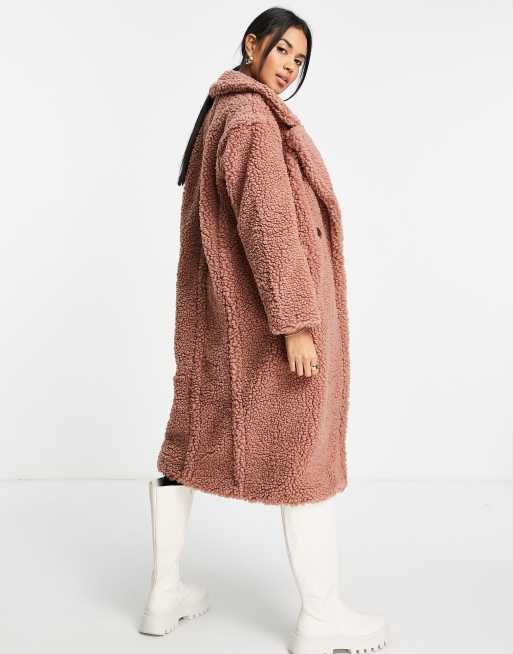 Women's Gertrude Long Teddy Coat