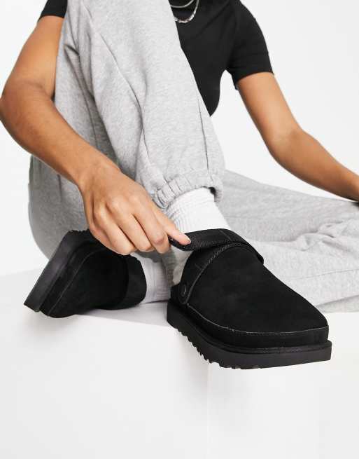 Black ugg deals clogs