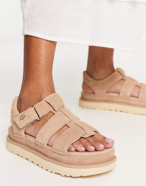 Ugg strap clearance sandals