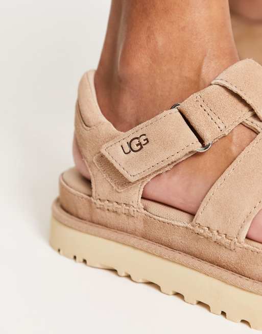 UGG Goldenstar Strap caged classic sandals in driftwood