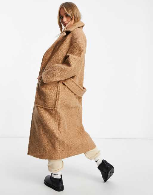 UGG Hattie Manteau long oversize Camel