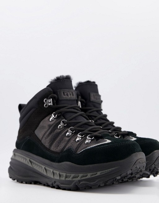 UGG hiker boots in black
