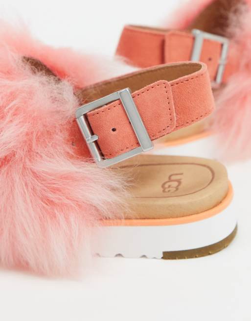 Ugg discount sandale fourrure