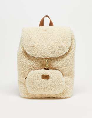 UGG Inara sherpa backpack in cream