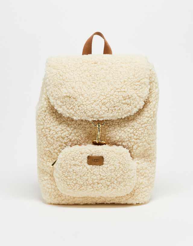 UGG Inara sherpa backpack in cream