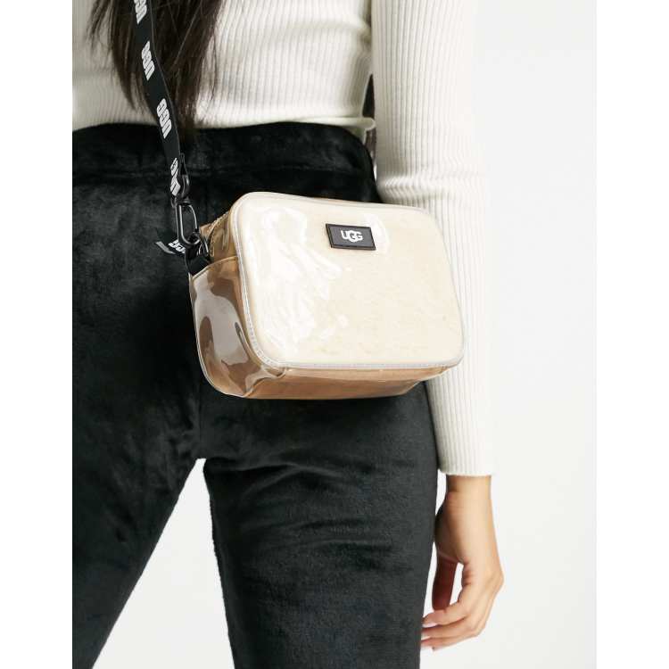 Ugg janey ii 2024 clear sheepskin bag natural