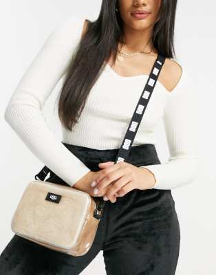 janey sheepskin crossbody