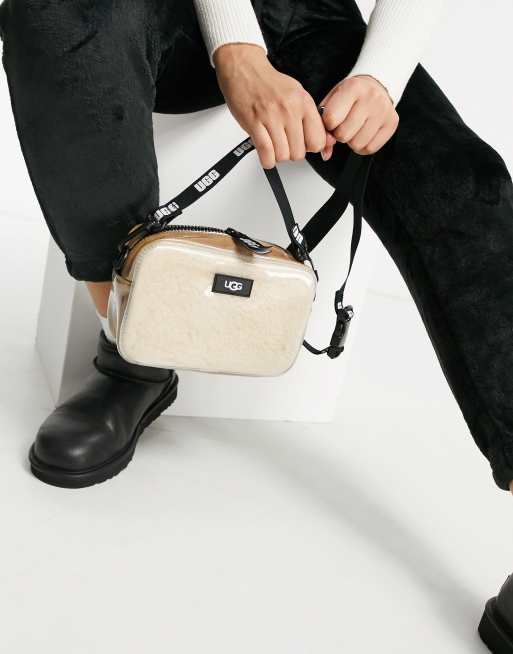 Ugg janey clear sheepskin crossbody new arrivals