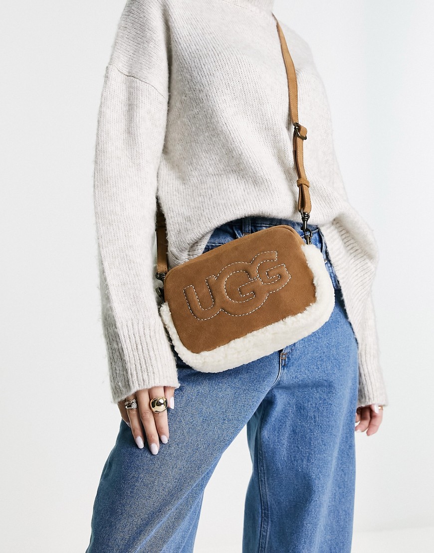 UGG Janey II cross body bag with multiway strap in chesnut-Brown