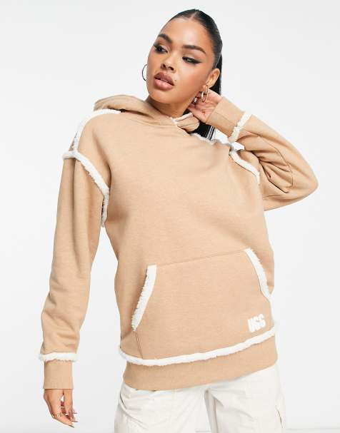 UGG Joanne bonded fleece hoodie in camel - view 1