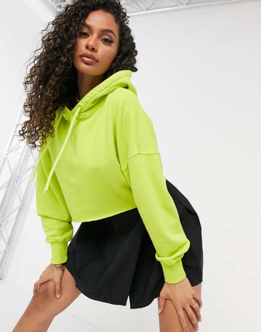 UGG Keira cropped hoodie in sulfur yellow | ASOS