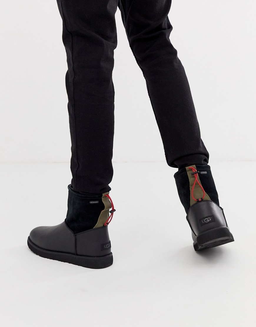 Ugg - Klassieke laarzen van Australië met trekkoord in zwart