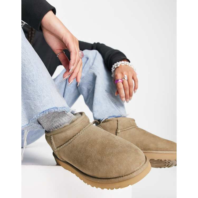 Afleiden kleur Glimlach UGG - Klassieke ultra mini-laarzen in antilope | ASOS