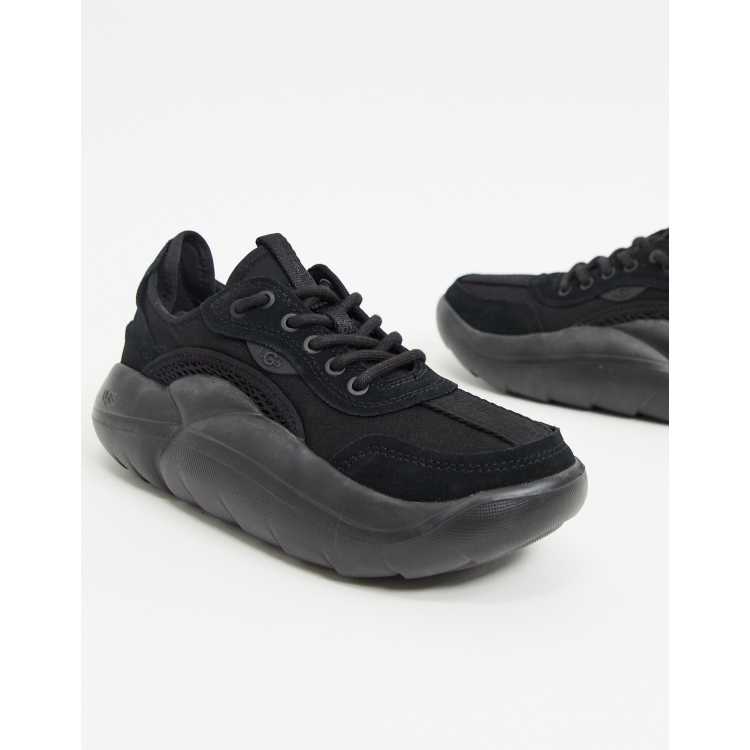 UGG Cloud low top trainers in black ASOS