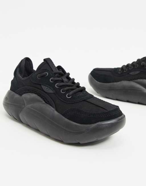 UGG L.A. Cloud low top trainers in black | ASOS