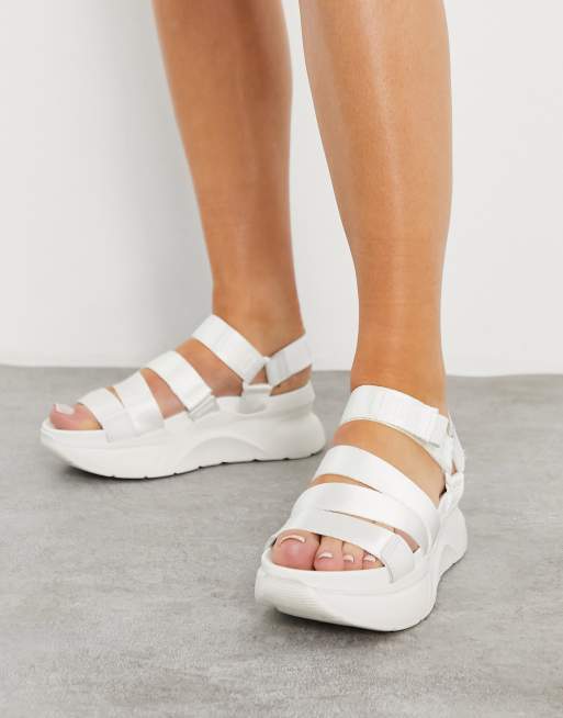 Uggs clearance white sandals