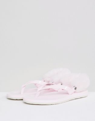pink ugg flip flops