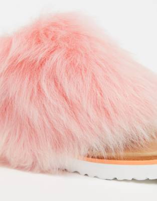 ugg holly fur slingback