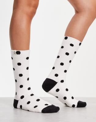 Ugg Leslie Graphic Soft Crew Socks In Multi