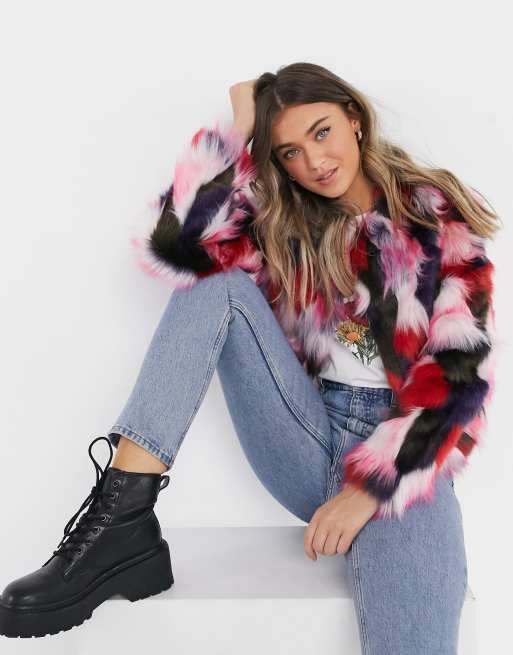 Ugg lorrena shop faux fur jacket