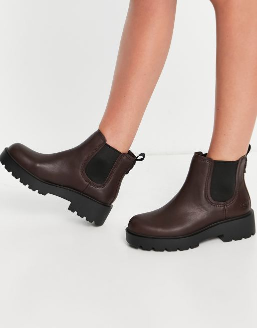 UGG – Markstrum – Chelsea-Stiefel in Burgunderrot mit Absatz, 4 von 4