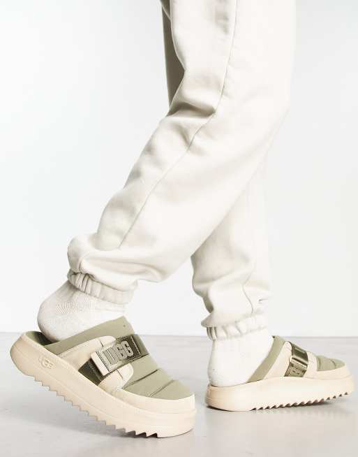 UGG - Maxxer - Mules à bride - Vert mousse