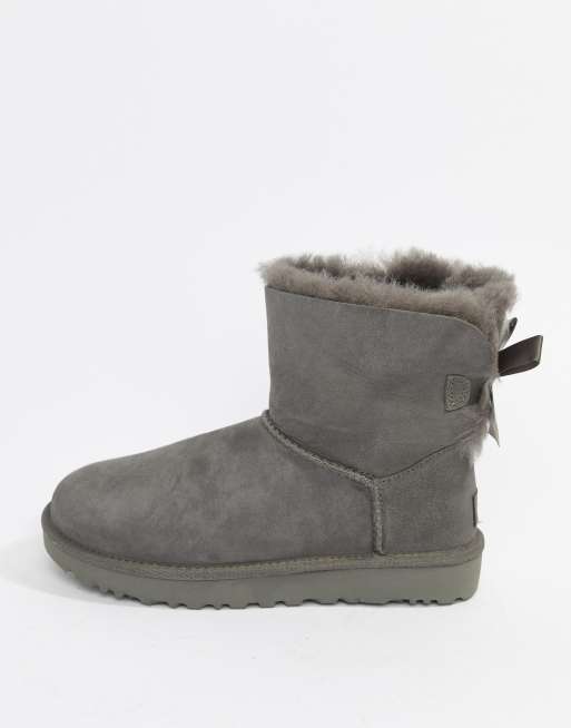 Ugg boots mini store bailey bow grau