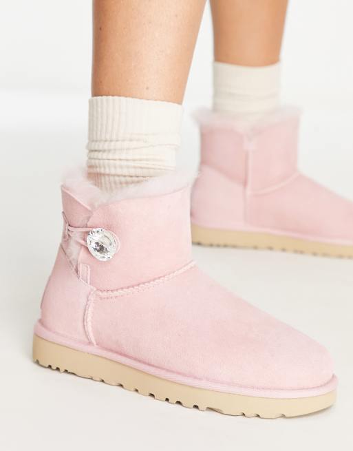 Ugg bailey shop button pink