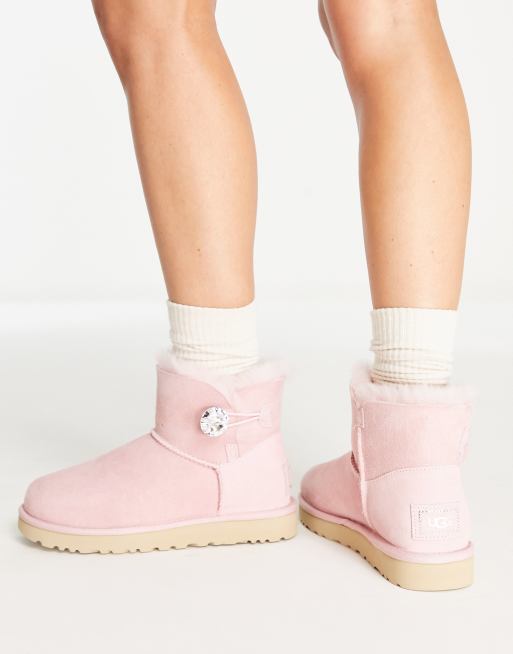 Ugg bailey shop button pink